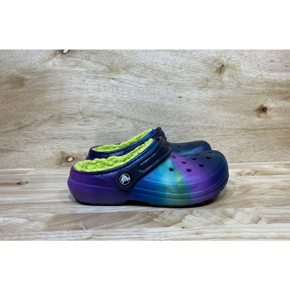 Crocs Classic Lined Out of This World 207322 0GU Youth Size J2